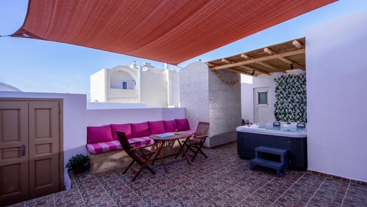 Апартаменты Heart Of Oia - Private House With Jacuzzi Экстерьер фото